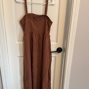 Joie Chocolate Brown Maxi Dress